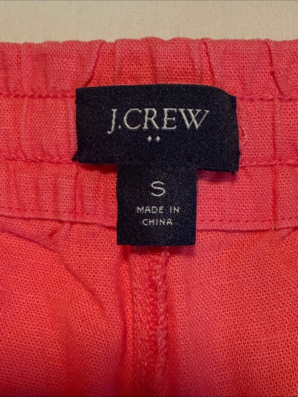 J. Crew Coral Eyelet Scallop Hem Women's Shorts